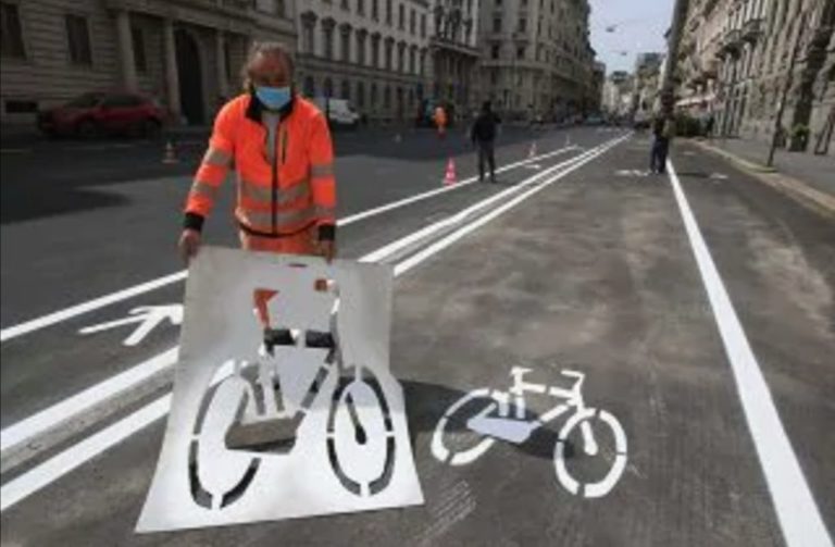 alternative bicicletta marciapiedi