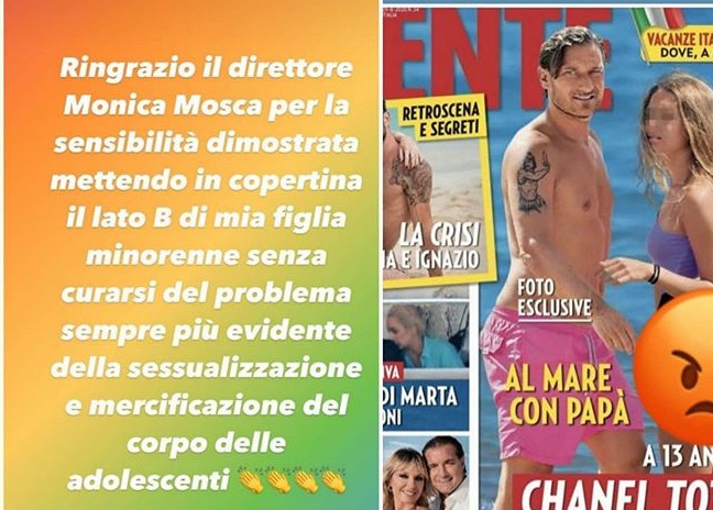 Minori esposti su mezzi di comunicazione e social media: se si arrabbia “Er pupone”