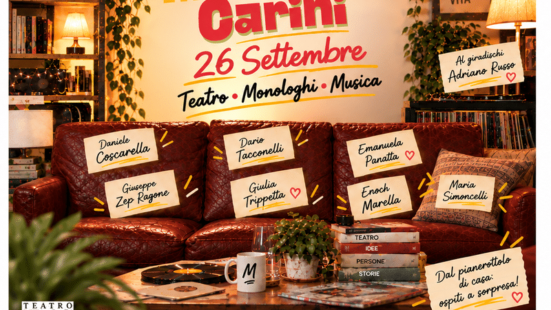 ‘Monolocale Carini’ torna al Teatro Vascello